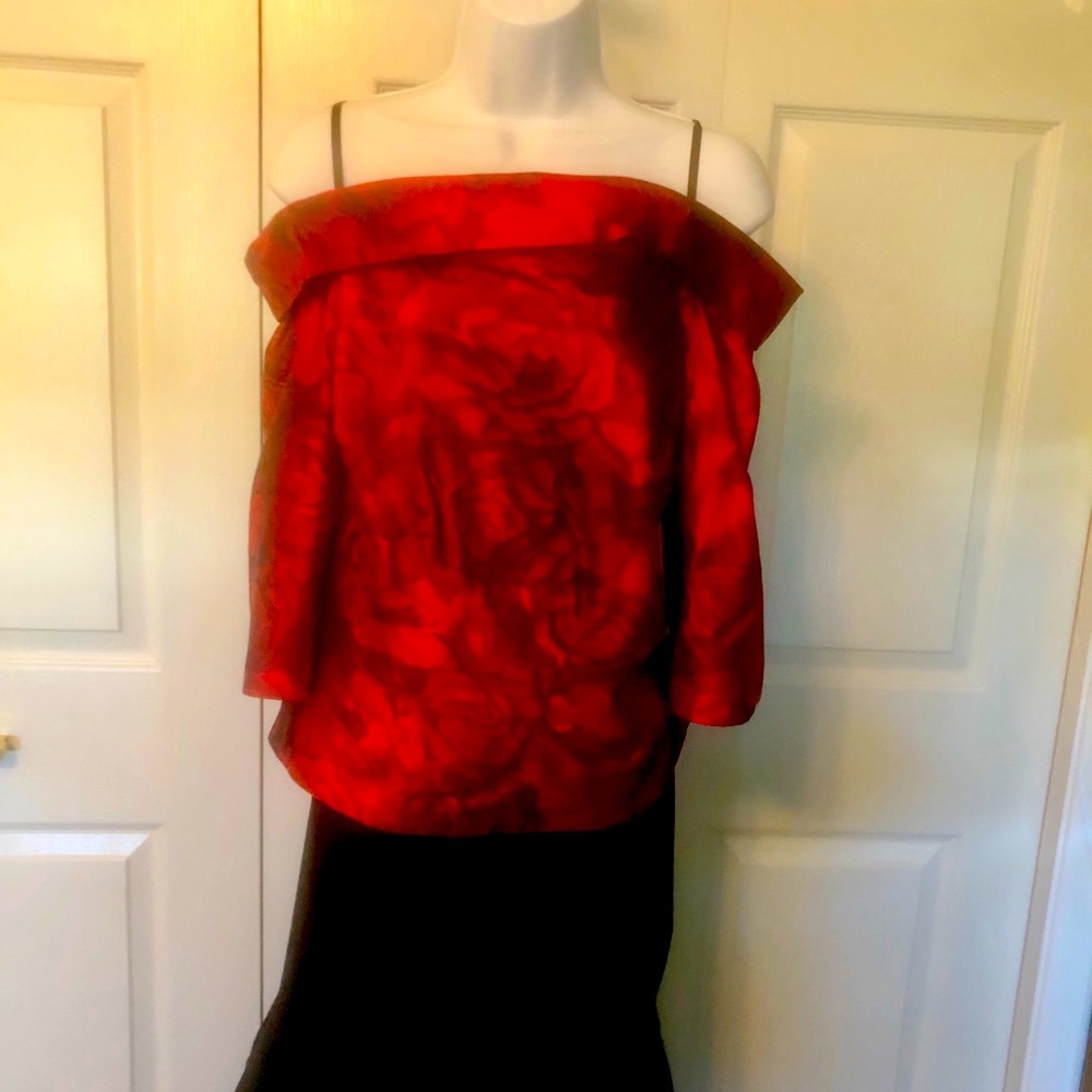 Stunning Chetta B sherrie bloom peter noviello red top